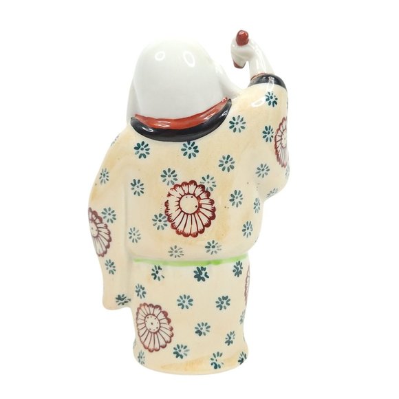 Vintage Laughing Happy Buddha Porcelain 5 Inch Figurine Chinese Asian Oriental - Picture 4 of 11